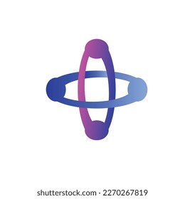 Plantilla de icono del vector de diseño de logotipo moderno financiero