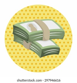 Financial money cash theme elements
