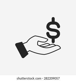 financial money symbol icon