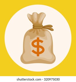 Financial money theme elements