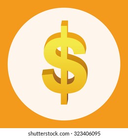 Financial money theme elements