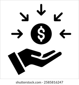 Financial Opportunities Icon Element For Design
