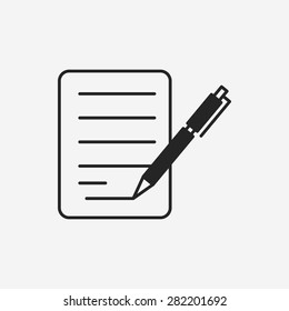 financial paper icon