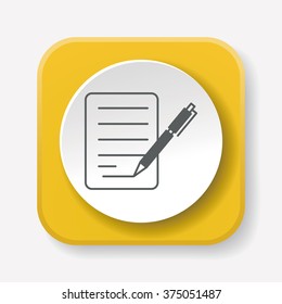 financial paper icon