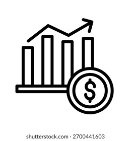 Vektorgrafik des Gliederungssymbols für Finanzleistung