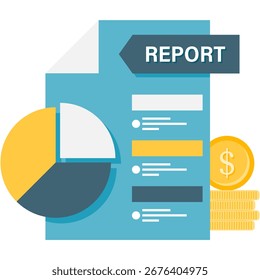 Financial Pie Chart Data Report