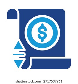 Elemento De Icono De Plan Financiero Para Diseño