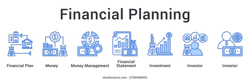 Financial planning develops money management strategies using statements for investment and investor satisfaction.