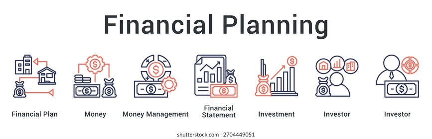 Financial planning develops money management strategies using statements for investment and investor satisfaction.