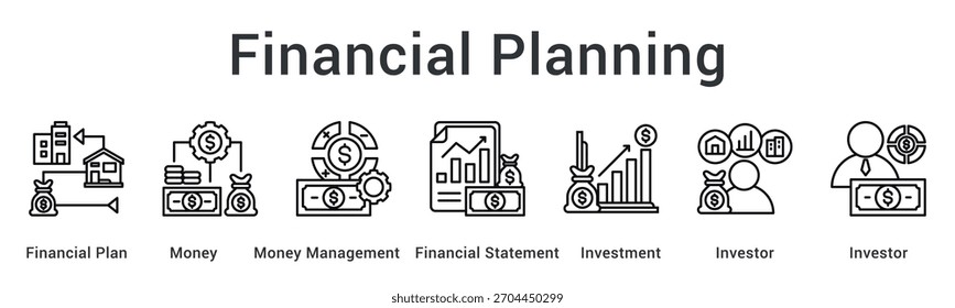 Financial planning develops money management strategies using statements for investment and investor satisfaction.