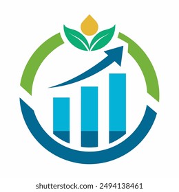 Ilustración de Arte vectorial de logotipo de firma de planificación financiera