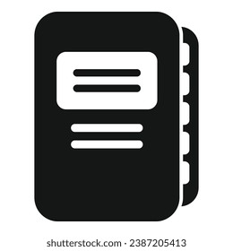 Financial planning folder icon simple vector. Loan rate. Future budget