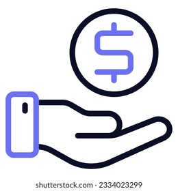 Icono de planificación financiera se puede usar para uiux, web, app, infografía, etc