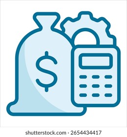 Elemento De Icono De Planificación Financiera Para Diseño