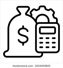 Elemento De Ícone Do Financial Planning Para Design