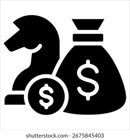 Elemento De Icono De Planificación Financiera Para Diseño