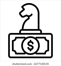 Elemento De Icono De Planificación Financiera Para Diseño