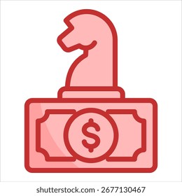 Elemento De Icono De Planificación Financiera Para Diseño