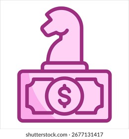 Elemento De Icono De Planificación Financiera Para Diseño