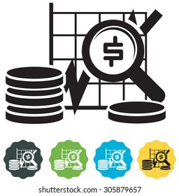 Financial Planning Icon - Illustration