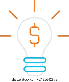 Financial Planning Icon - Strategizing and Managing Personal and Business Finances for Future Security