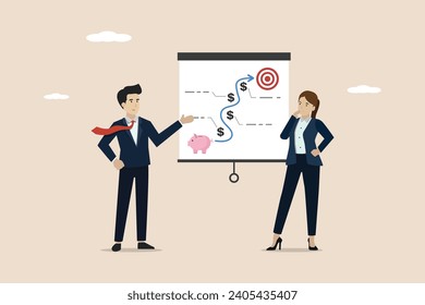 Financial planning, investment growth strategy, budget or expenditure analysis to achieve financial goals, discussion of bankroll strategy planning to achieve targets.