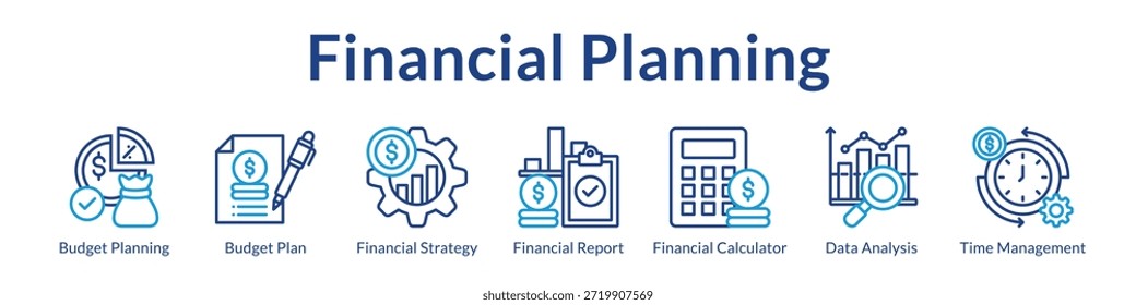 Software de planejamento financeiro para gerenciamento de orçamento Análise de dados de previsão estratégica e realização de objetivos de negócios