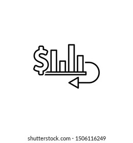 Financial, profits icon. Element of financial icon