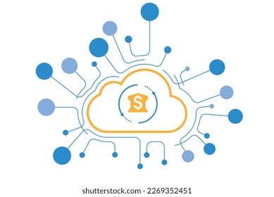 Financial Recovery Services icon vector design