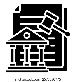 Financial Regulation Icon Element For Design