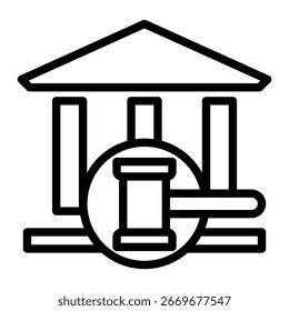 Icon-Element der Haushaltsordnung für das Design