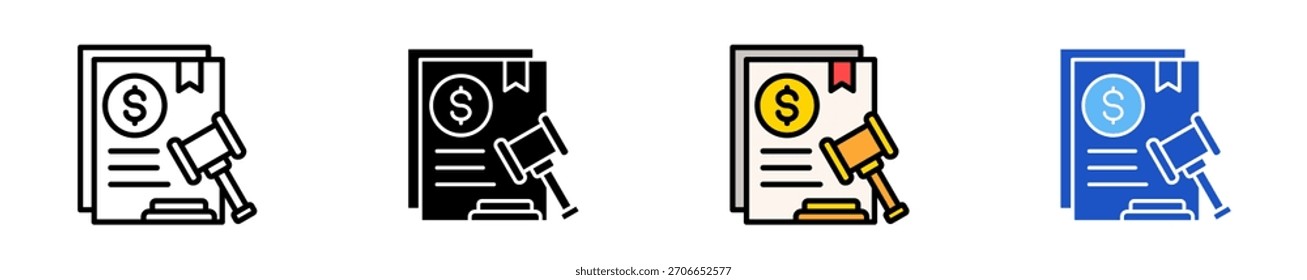 Sammeln mehrerer Stile für Symbolsätze für Finanzvorschriften
