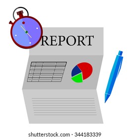 Financial Report Dateline 
