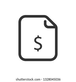 Financial report icon