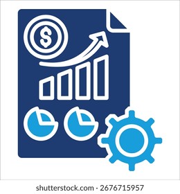 Elemento Ícone Do Relatório Financeiro Para Design