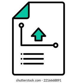 Finanzbericht-Symbol, das einen Anstieg oder hohen Gewinn erfährt