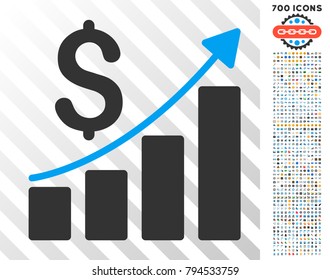 Financial Report pictograph with 700 bonus bitcoin mining and blockchain pictograms. Vector illustration style is flat iconic symbols design for bitcoin websites.