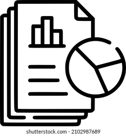 Rechnungslegung und Grafiken. Rechnungen. UI, UX-Element. Teil des finanziellen Icon-Sets