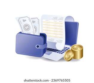 Financial reports of income and expenses