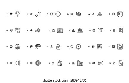 Financial Responsive Vector Icons 2