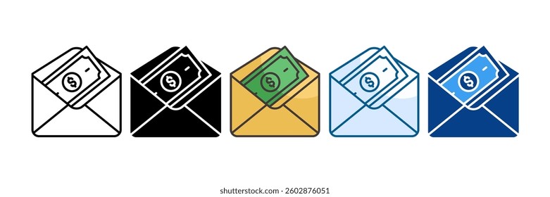 Financial Reward Icon Set Multiple Style Collection