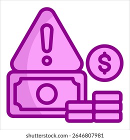 Icon-Element für das Finanzrisiko beim Entwurf