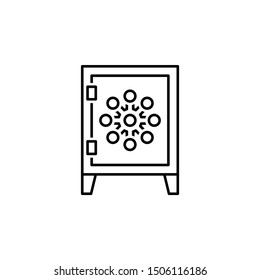 Financial, safe box icon. Element of financial icon