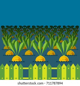Financial or savings growth vector concept in flat style