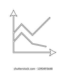 financial schedule icon. Element of web for mobile concept and web apps icon. Outline, thin line icon for website design and development, app development