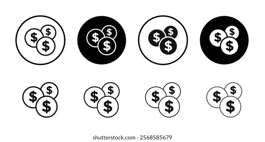 Financial Scheme icon Simple thin outline