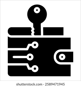 Financial Security Icon Element For Design