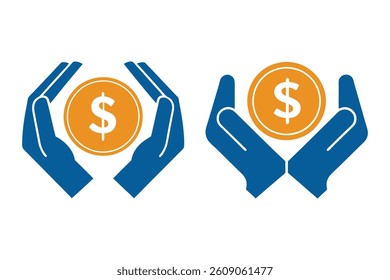 Financial Security and Investment Logo Bundle Vector Illustration.