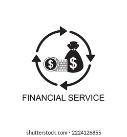 financial service icon , business icon