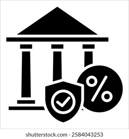 Financial Services Icon Element For Design